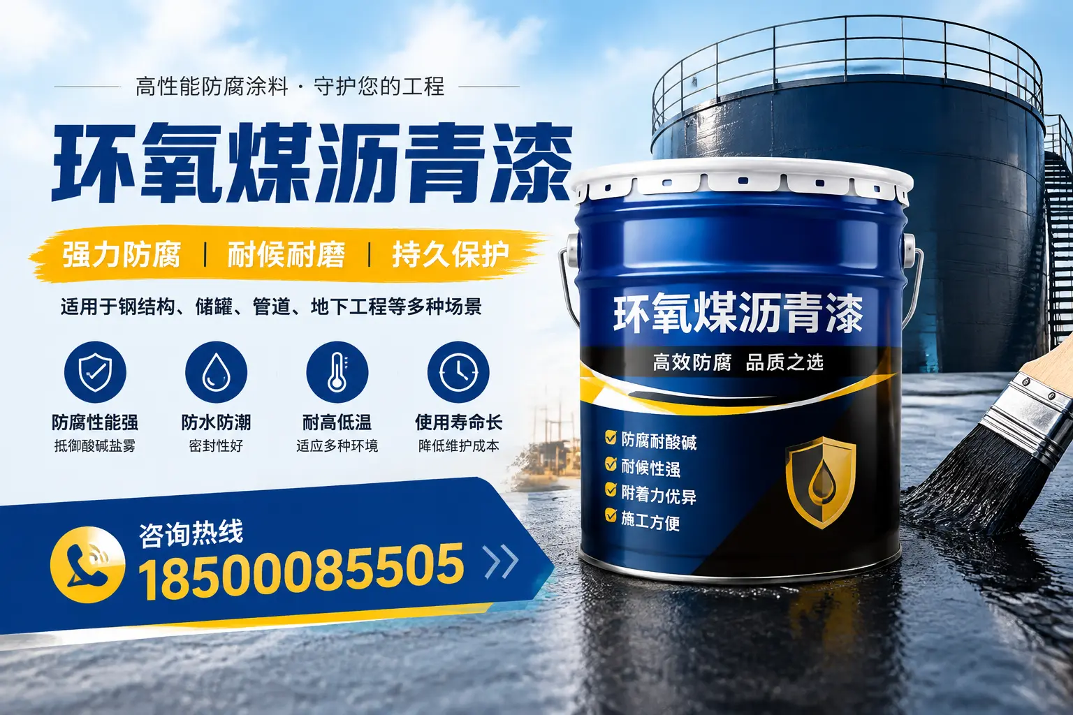 环氧煤沥青漆在工业中的应用，随州企业的选择